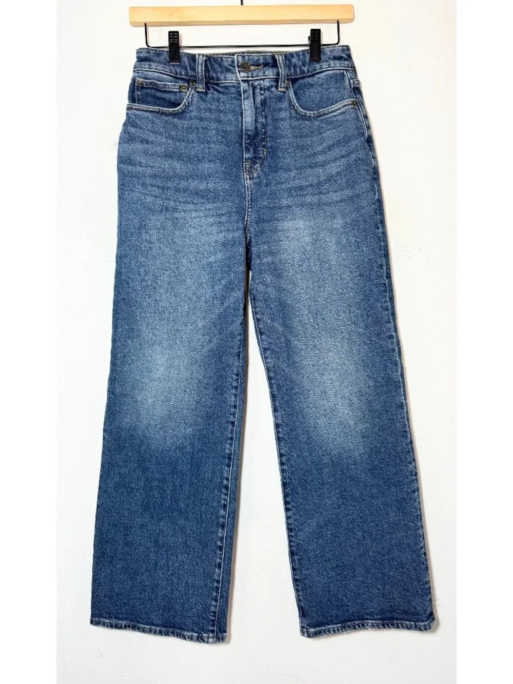J.Crew Curvy Slim Wide Leg Jeans Women's 26 High Rise Cropped Denim